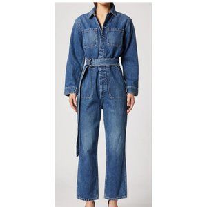 *LAST*Hudson Denim Utility Jumpsuit "Tempted" Sz S